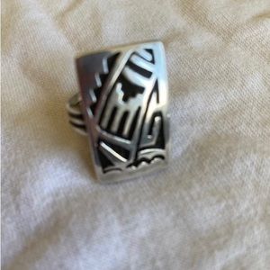 Hopi style Native American sterling silver 7.3g